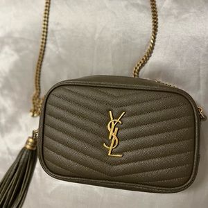 COPY - Authentic Olive green YSL Camera bag.